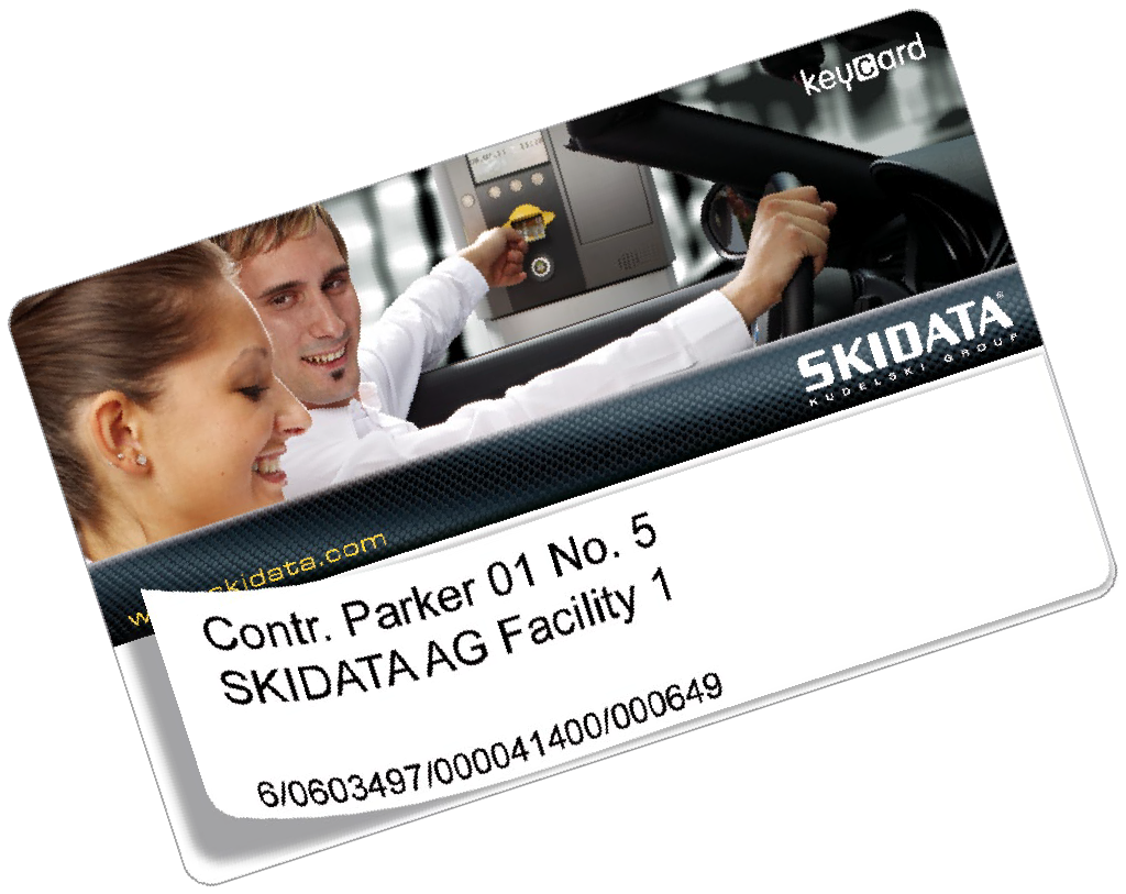 Skidata RFID Keycard&nbsp;